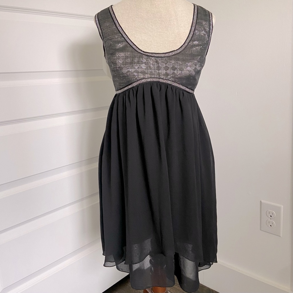 Max Studio Black Babydoll Dress
